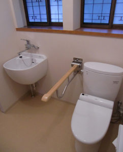 バリアフリー住宅のトイレ