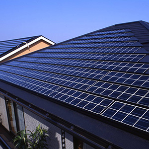 太陽光発電の屋根